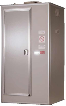 Solar Porta Potty With Heating, Ventilation & Air Conditioning in Monterey County CA