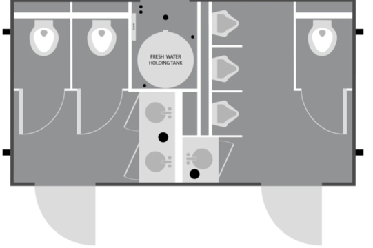 Mobile Restroom/Shower Rentals in Douglas City CA